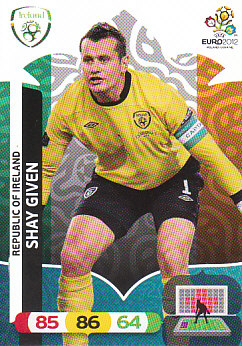 Shay Given Republic of Ireland Panini UEFA EURO 2012 #178